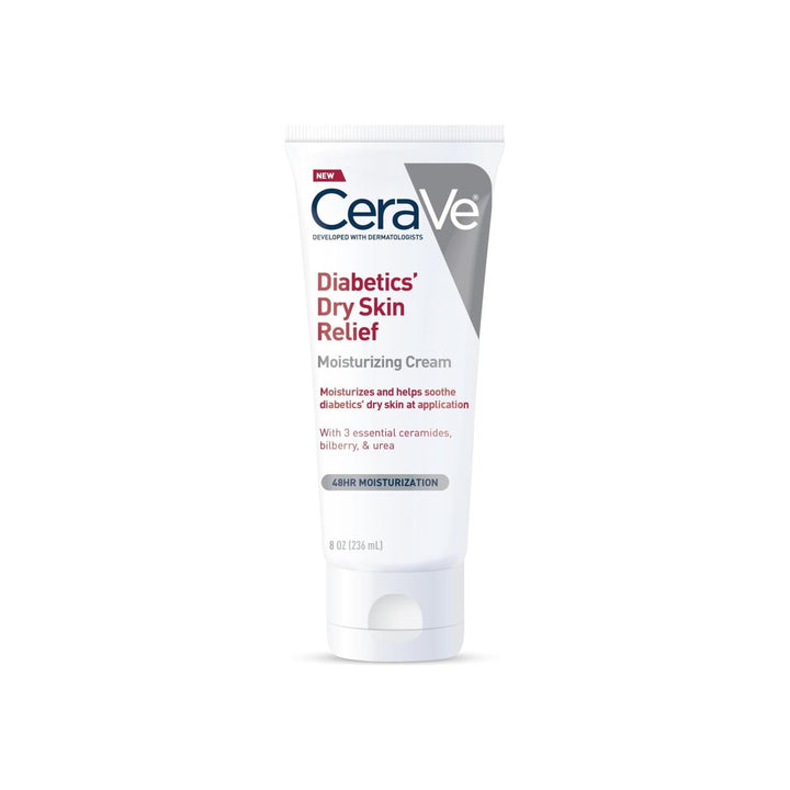 Cerave Moisturizing Cream for Diabetics’ Dry Skin - 236ml | سيرافي كريم مرطب للبشرة الجافة لمرضى السكر - 236 مل