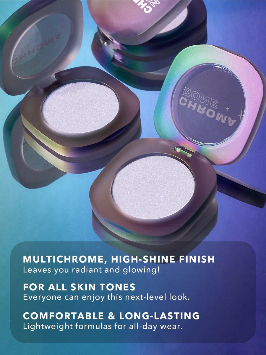 Sheglam Chroma Zone Multichrome Highlighter-Lucid | شيكلام هايلايتر متعدد الألوان من كروما زون-لوسيد