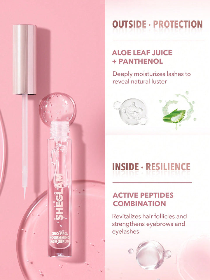 SHEGLAM Gro Pro Nourishing Lash Serum - 2.4ml | شيكلام سيروم للرموش و الحواجب- 2.4 مل