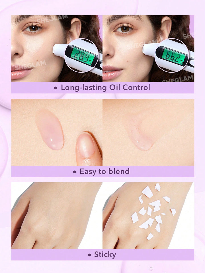 SHEGLAM Good Grip Hydrating Primer - Blueberry + AHA - 45ml | شيكلام برايمر مرطب