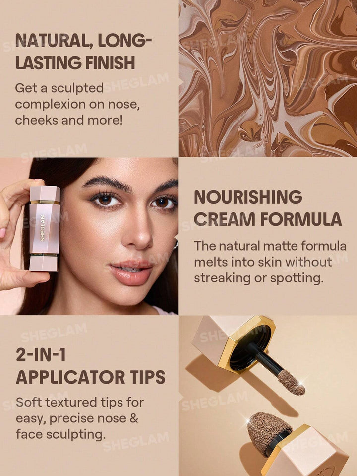 Sheglam Precision SCULPT LIQUID Contour Duo - 6ml | شيغلام كونتور سائل - 6 مل