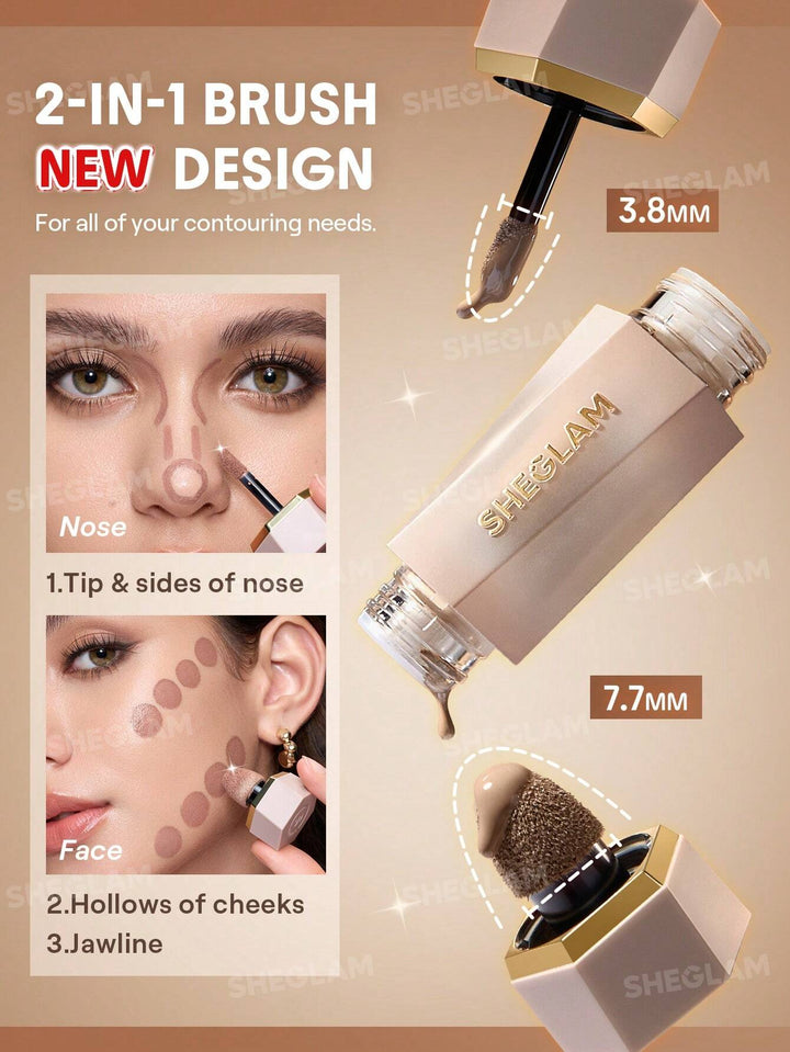 Sheglam Precision SCULPT LIQUID Contour Duo - 6ml | شيغلام كونتور سائل - 6 مل