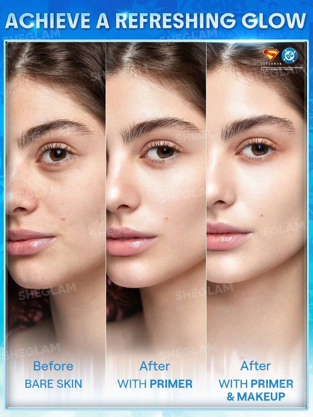 SHEGLAM Cool Grip Super Man Soothing  Primer - 45 ml | شيكلام برايمر كول غريب - 45 مل