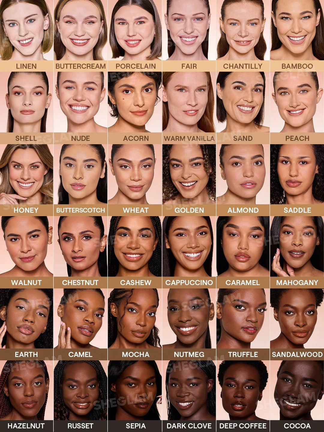 SHEGLAM Lock & Go Long Lasting Cushion Foundation Linen - 12 g | شيغلام فاونديشن بودرة كوشن - 12 غرام