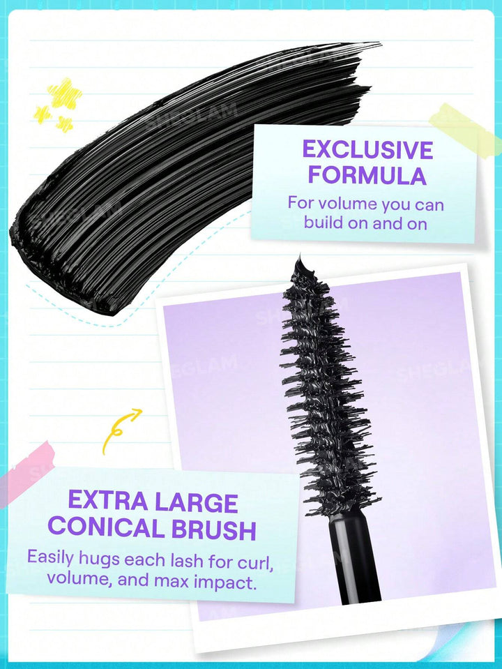 SHEGLAM Lashlighter Mega Boost Mascara - 8ml | شيكلام ماسكارا مكثفة للرموش - 8 مل