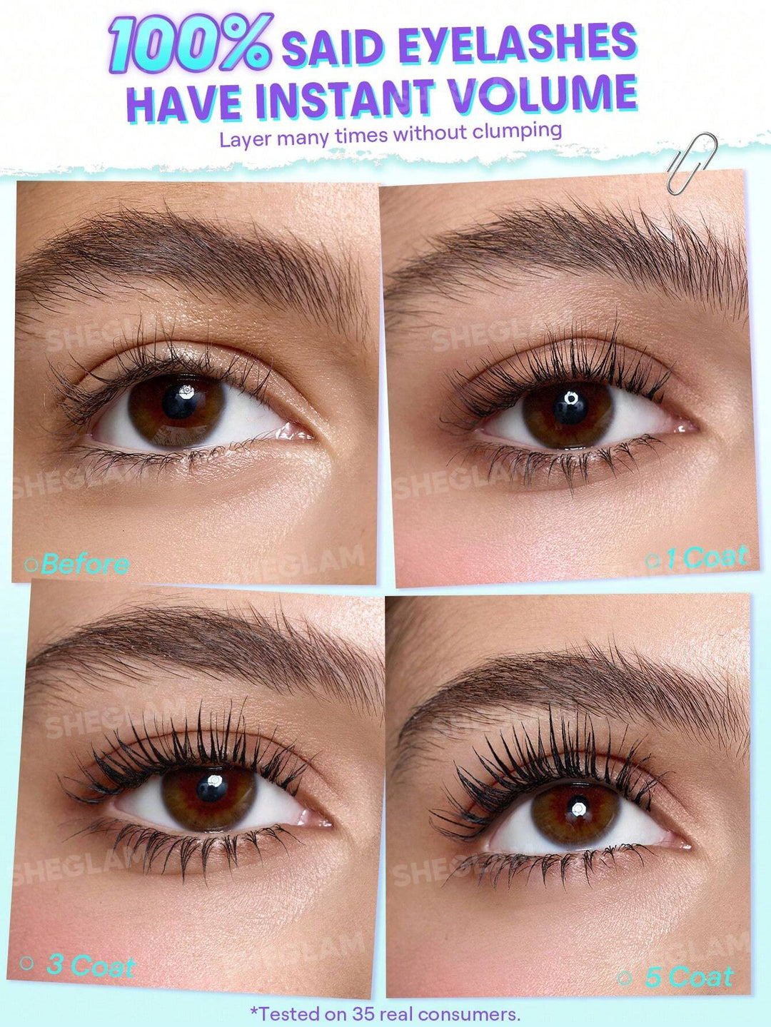 SHEGLAM Lashlighter Mega Boost Mascara - 8ml | شيكلام ماسكارا مكثفة للرموش - 8 مل