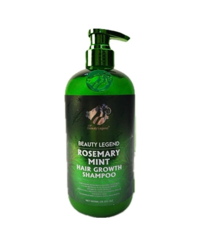 Top Beauty Legend Rosemary Mint Hair Growth Shampoo - 800ml | اسطورة الجمال شامبو تعزيز تطويل الشعر باكليل الجبل - 800 مل