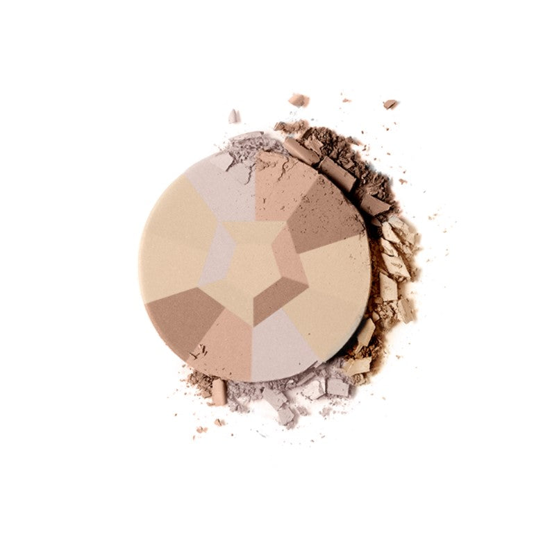 JVONE MILANO Mosaic Compact Powder With Hyaluronic Acid  - 10g | جيفون ميلانو بودرة مضغوطة بالهيالورونيك اسيد - 10 غراك