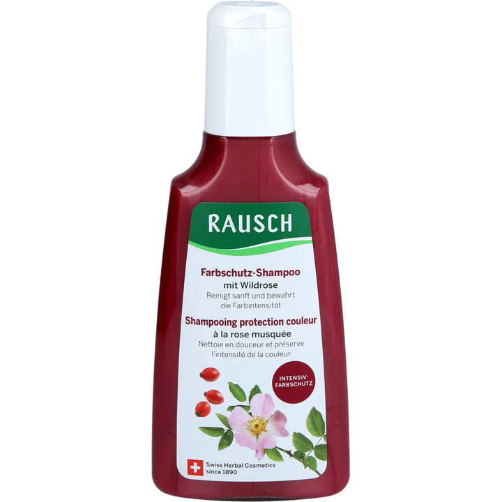 RAUSCH Colour Protecting Shampoo with Wild Rose - 200ml | راوش شامبو لحماية لون الشعر المصبوغ - 200 مل