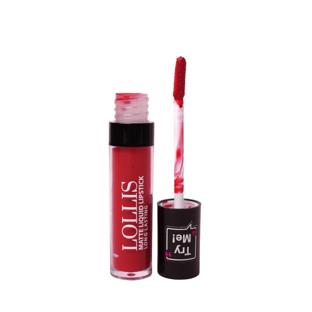 LOLLIS MATTE LIQUID LIPSTICK - 6ml| لوليس أحمر شفاه سائل مات -6مل