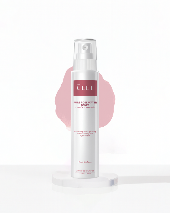 the CEEL Pure Rose Water Toner For All Skin Types - 100m | ذا سيل تونر بخاخ ماء الورد - 100 مل