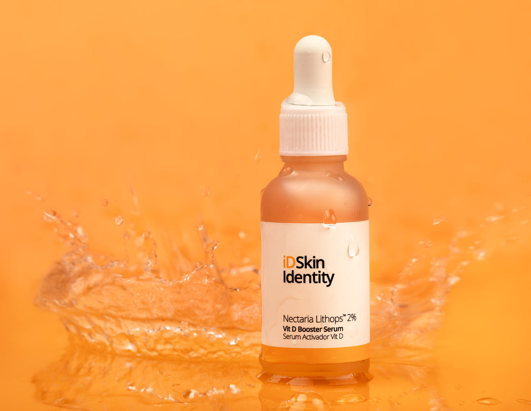 iD Skin Identity 2% Nectarina Lithops Serum - 30ml | اي دي سكين سيروم مُعزَّر  لفيتامين D - نكتاريا ليثوبس 2% - 30 مل