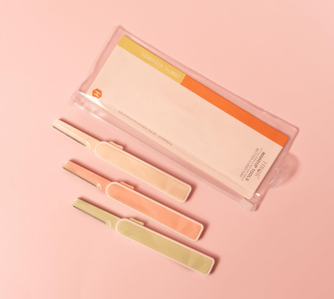 Face And Eyebrow Razor - 3pcs | شفرات للوجه و الحواجب - 3 قطع