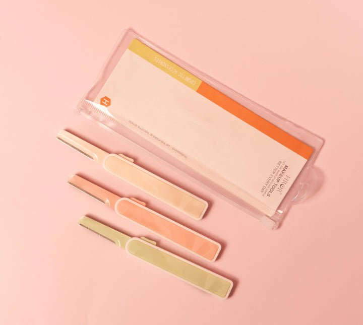 Face And Eyebrow Razor - 3pcs | شفرات للوجه و الحواجب - 3 قطع