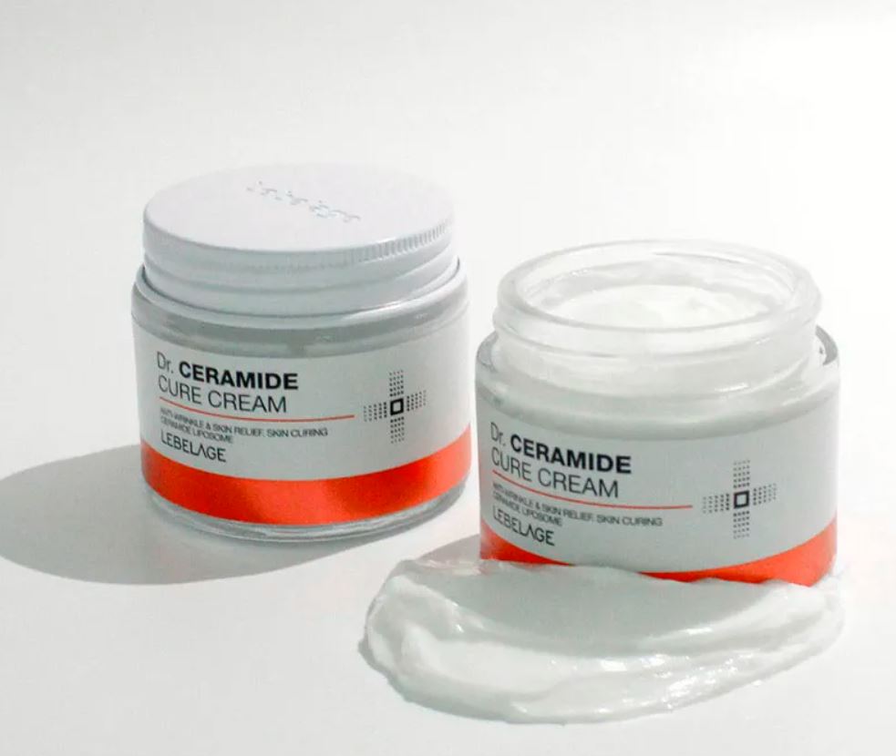 Lebelage Anti- Wrinkle & Skin Relef Skin Curing Ceramide Liposome - 70ml | ليبلاج كريم مرطب ومضاد للتجاعيد سيراميد ليبوزوم - 70 مل