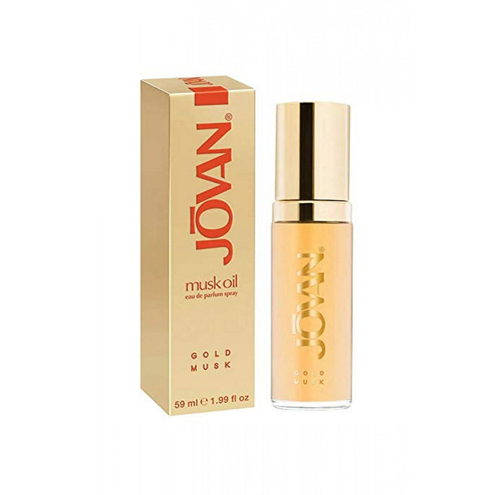 JOVAN Gold Musk Oil Eau De Parfum - 59ml | جوفان زيت المسك المعطر للنساء - 59 مل