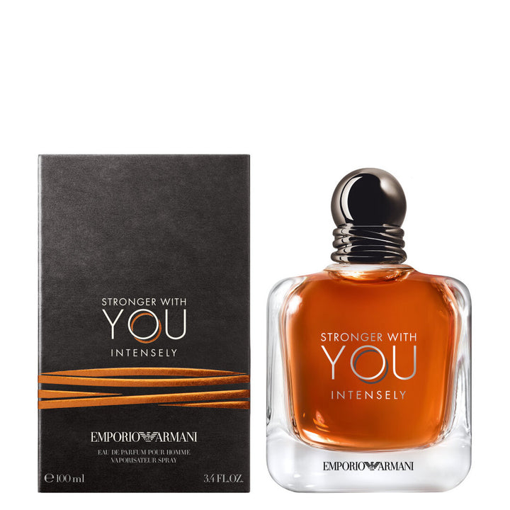 EMPORIO ARMANI Stronger With You INTENSE EDP - 100ml | عطر رجالي امبريو ارماني سترونك وذ يو  انتينز  - 100 مل