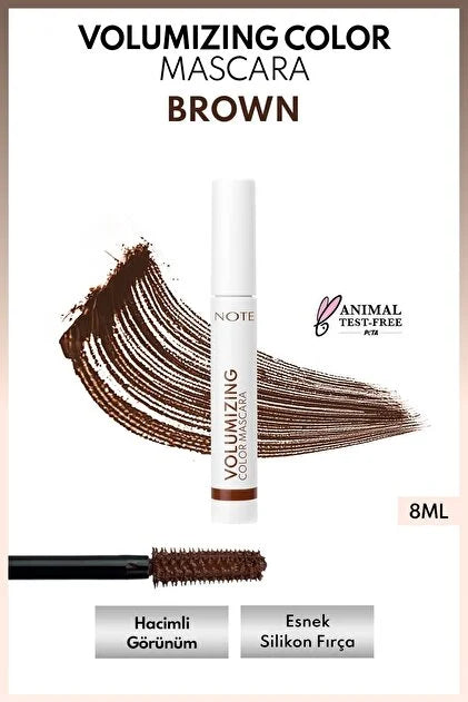 NOTE Volumizing Color Maskara - 8ml| نوت ماسكارا ملونة ومكثفة -8 مل