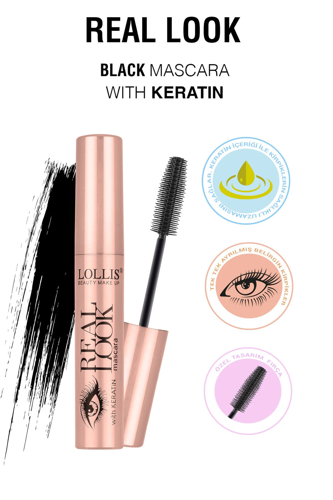 LOLLIS Real Look Mascara - 6ml | ماسكارا لوليس ريال لوك – 6 مل