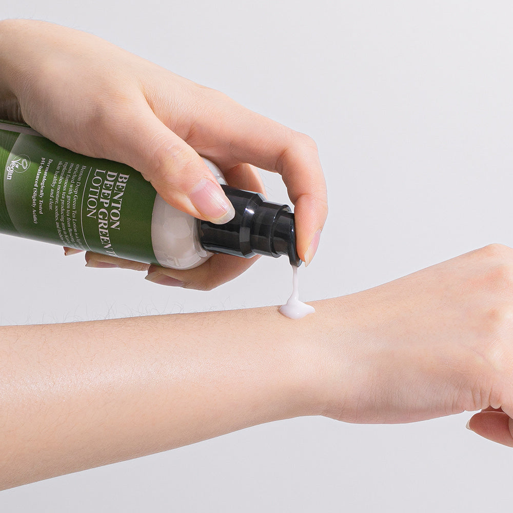 BENTON Deep Green Tea Lotion - 120ml | بينتون لوشن مرطب بالشاي الأخضر - 120 مل