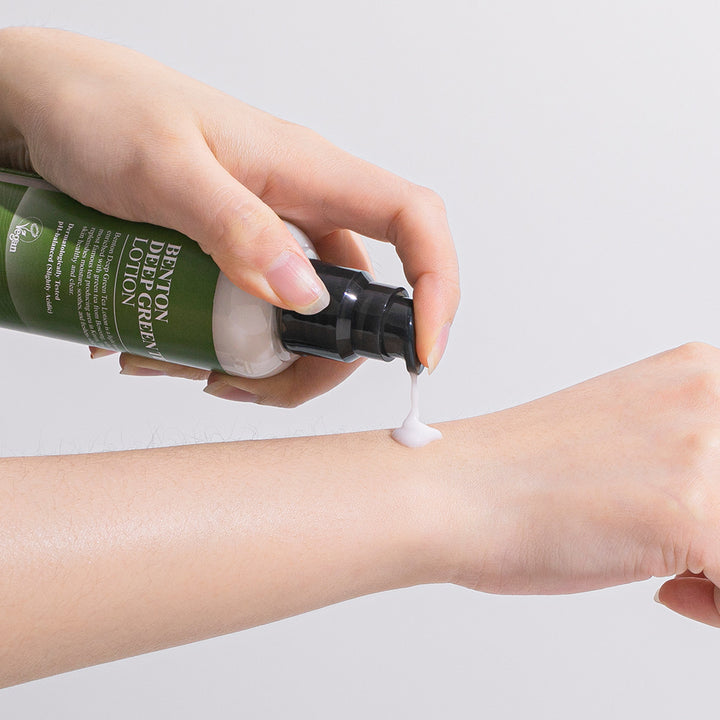 BENTON Deep Green Tea Lotion - 120ml | بينتون لوشن مرطب بالشاي الأخضر - 120 مل