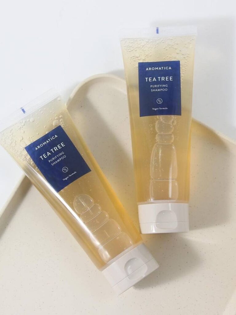 AROMATICA Tea Tree Purifying Shampoo - 180ml | اروماتيكا شامبو منقي بشجرة الشاي - 180 مل