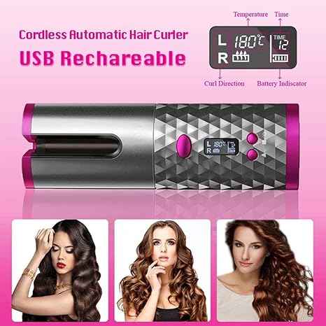 Cordless Automatic Hair Curler | جهاز تجعيد الشعر اللاسلكي الأوتوماتيكي