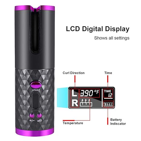 Cordless Automatic Hair Curler | جهاز تجعيد الشعر اللاسلكي الأوتوماتيكي