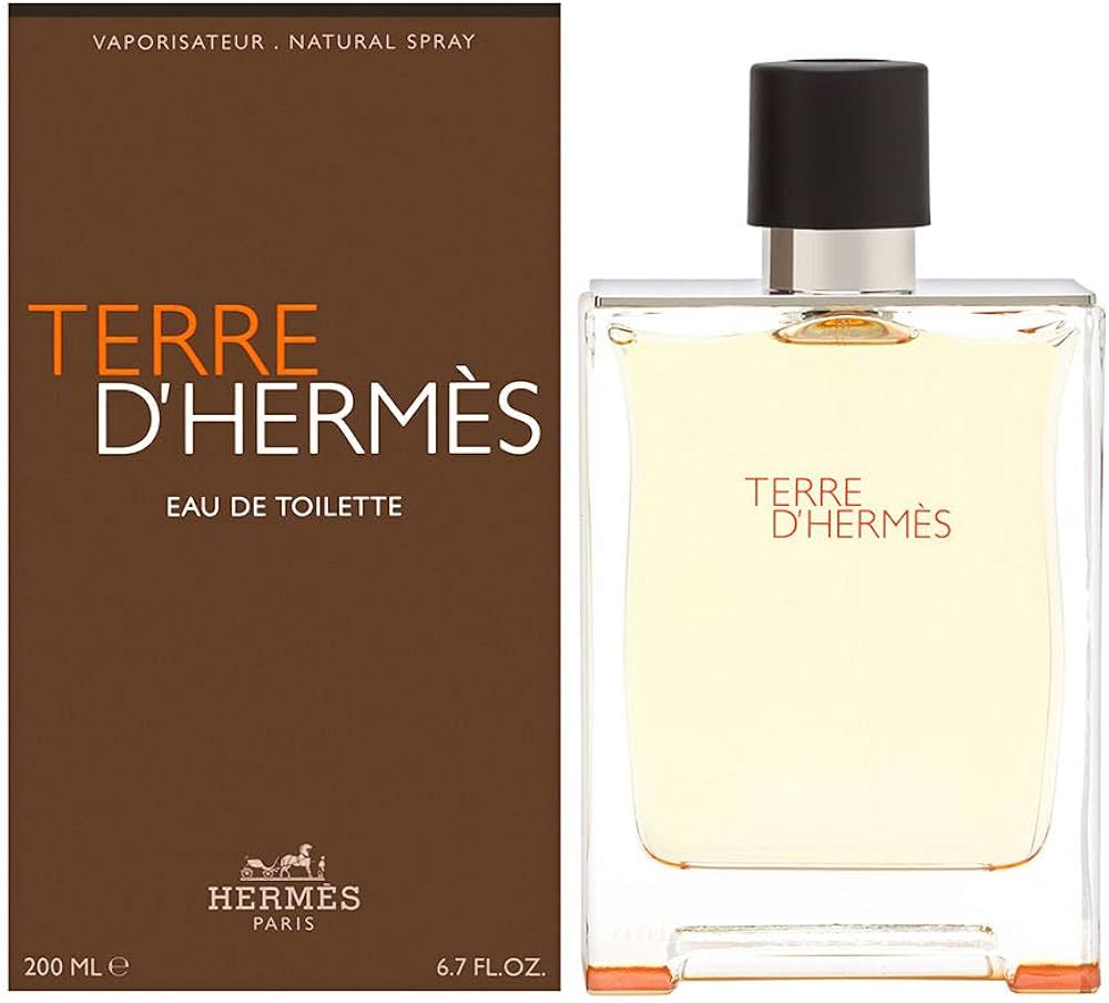 Terre D'hermes Eau De Toilette - 200ml | عطر تيري دي هيرمس او دو تواليت للرجال- 200 مل