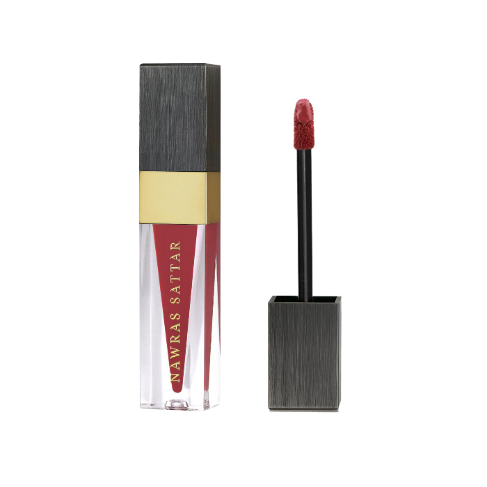 Nawras Sattar Velvety Matte Finish - 5g |نورس ستار أحمر الشفاه بالتأثير المات - 5 غ