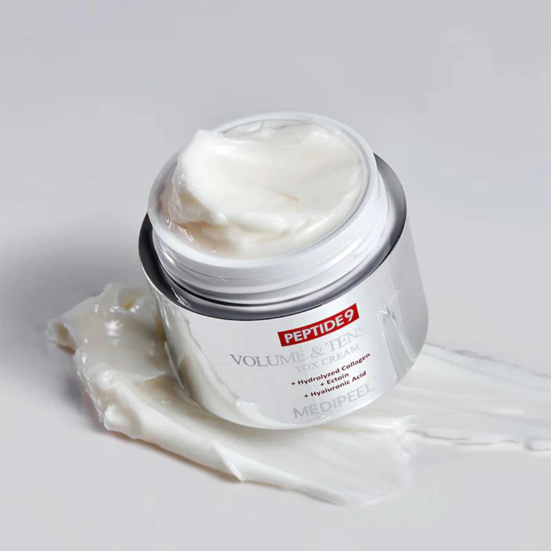 MEDIPEEL PEPTIDE 9 VOLUME & TENSION TOX CREAM - 50g | ميدي بيل كريم مرطب مضاد للتجاعيد - 50 غ