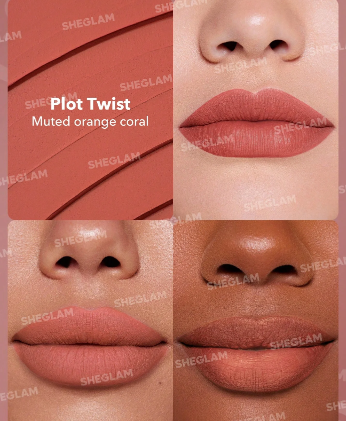 Sheglam Dynamatte Boom Long-Lasting Matte Lipstick | شيكلام أحمر الشفاه بالاوان مات