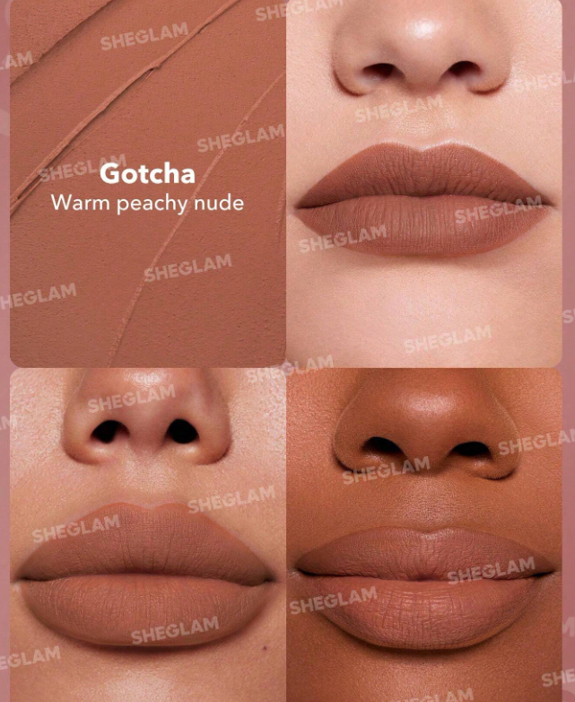 Sheglam Dynamatte Boom Long-Lasting Matte Lipstick | شيكلام أحمر الشفاه بالاوان مات