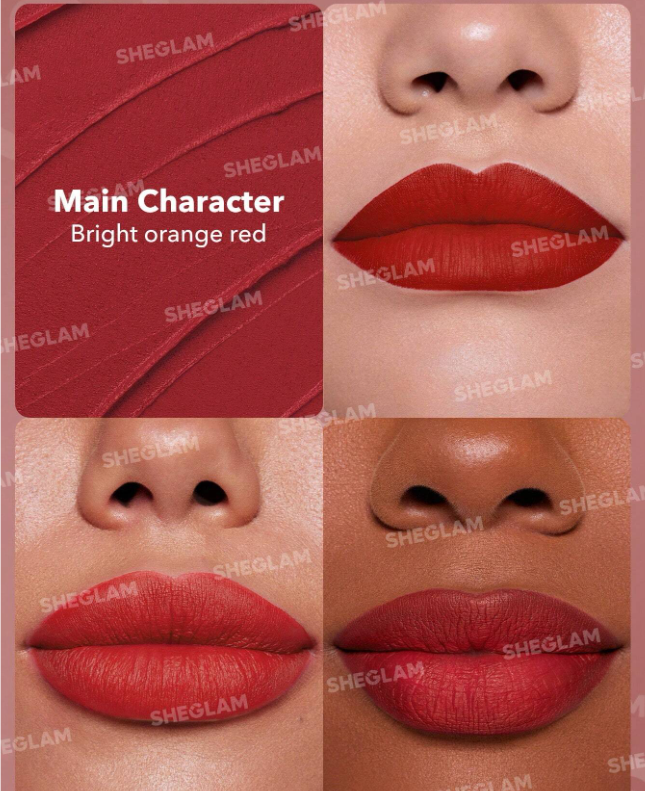 Sheglam Dynamatte Boom Long-Lasting Matte Lipstick | شيكلام أحمر الشفاه بالاوان مات