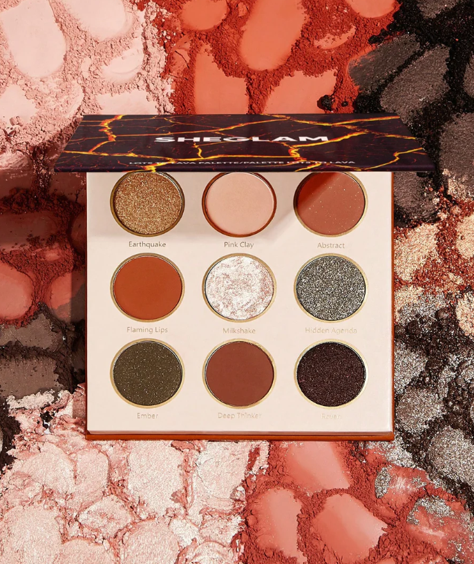 Sheglam Lots To Lava Palette | شيكلام ظلال بألوان ترابية