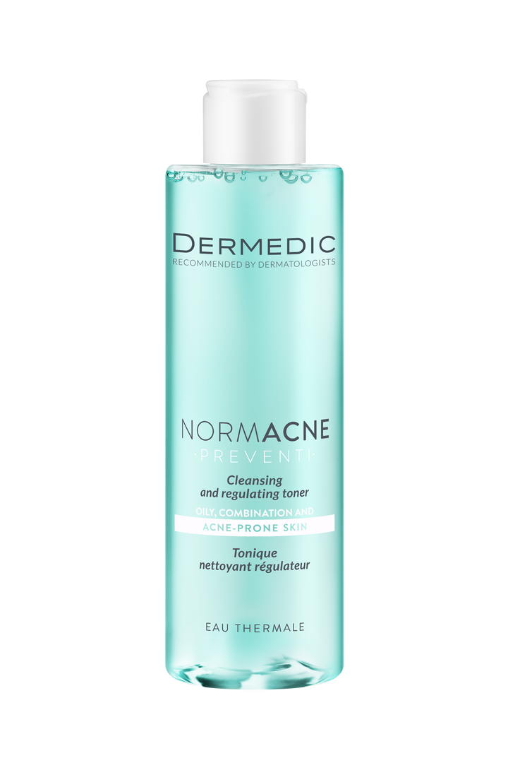 DERMEDIC Normacne Preventi Cleansing And Regulating Toner - 200ml | ديرمديك تونر منظف ومقلص للمسام للبشرة الدهنية -200 مل