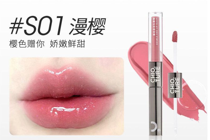 CHIO TURE Double End Lip Glaze - 2.2g| شيو تور ملمع شفاه مزدوج -2.2 غرام