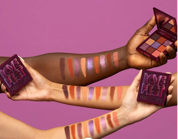 Huda Beauty Obsessions Eyeshadow Palette - Lovefest 7.02g| هدى بيوتي اي شادو باليت -7.02غرام