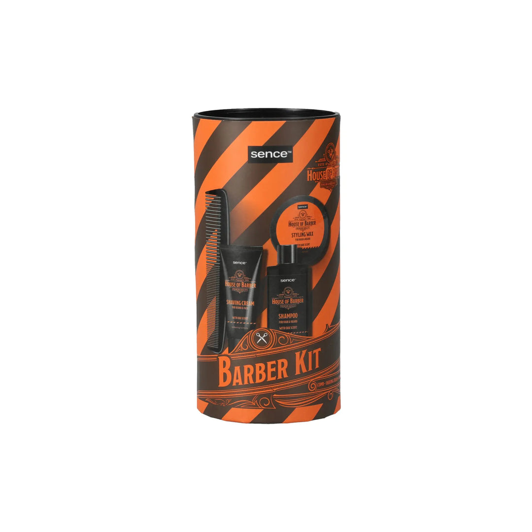 Sence Beauty For Men House Of Barber -  4Pcs | سينس بيوتي مجموعة العناية للرجال - 4 قطع