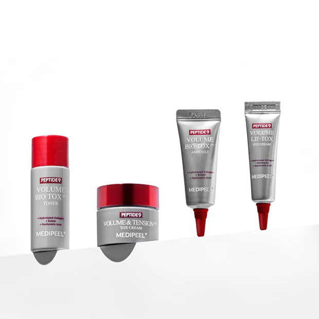 MEDIPEEL Peptide 9 Volume Bio Tox Trial Kit | ميدي بيل مجموعة العناية بالبشرة بالببتيدات