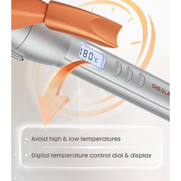 SHEGLAM It Curl One Touch Instant Curler - 25mm | شيكلام جهاز تجعيد الشعر - 25 مم