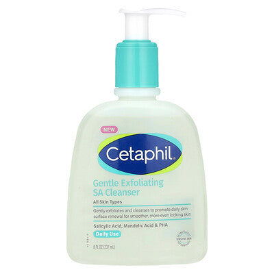 Cetaphil Exfoliating Salicylic Acid Cleanser - 237ml | سيتافيل غسول مقشر لطيف بالساليسيليك اسيد - 237 مل