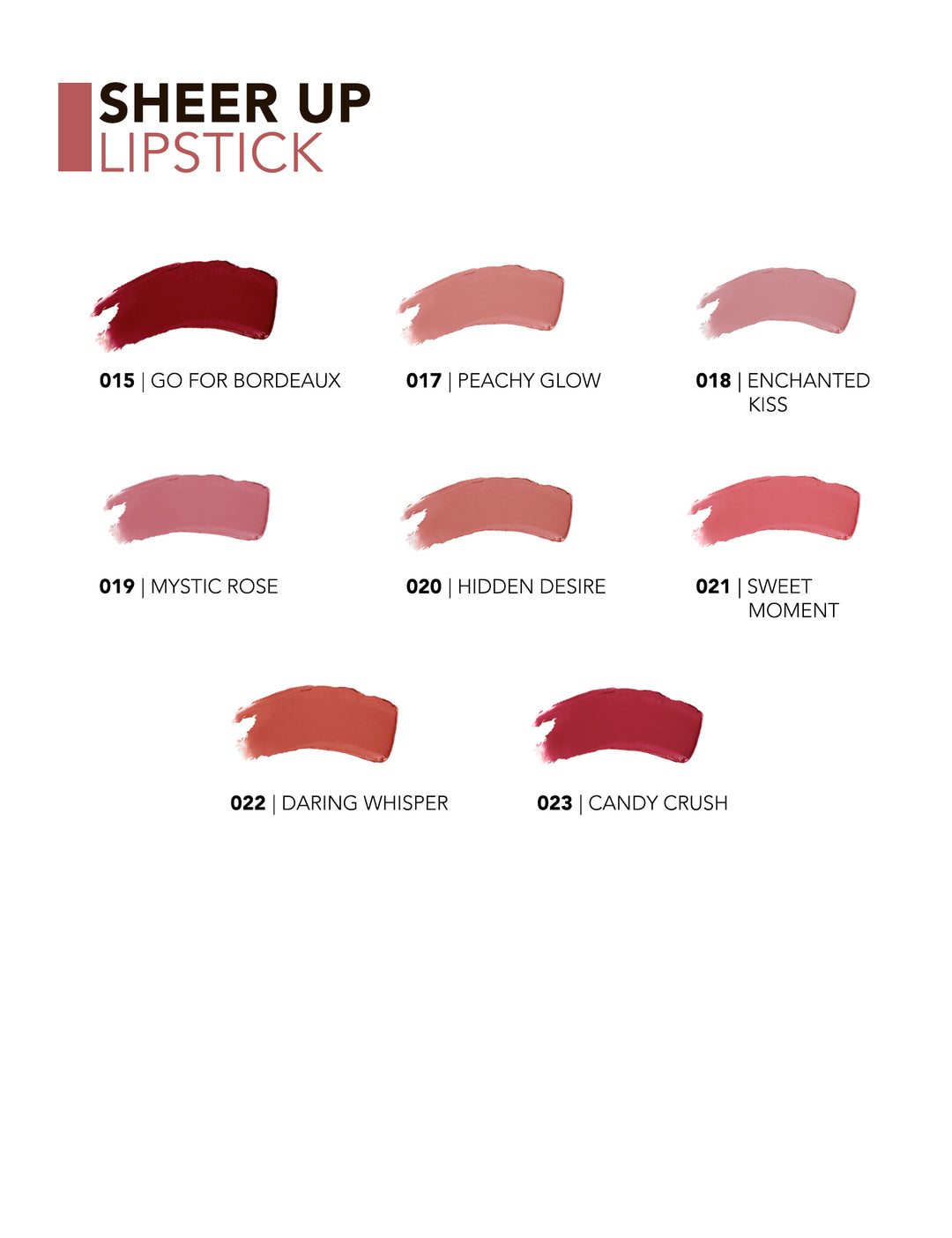 Flormar Sheer Up LipStick - 3g | فلورمار أحمر شفاه - 3 غرام