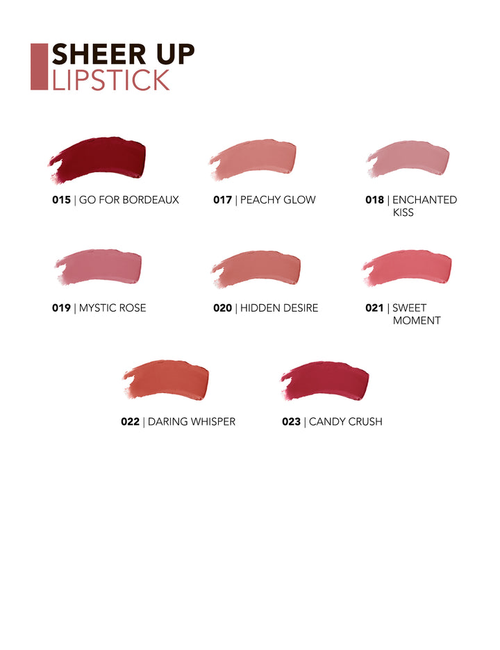 Flormar Sheer Up LipStick - 3g | فلورمار أحمر شفاه - 3 غرام
