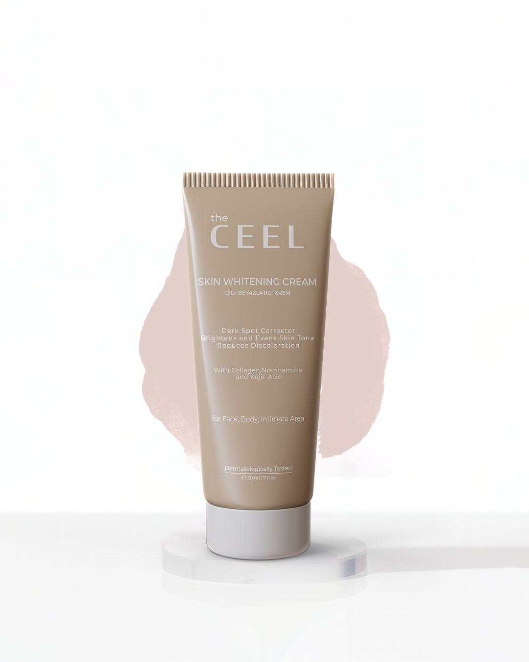the CEEL Skin Whitening Cream For Face Body Private Parts - 50ml | ذا سيل كريم تفتيح للوجه وللجسم - 50 مل