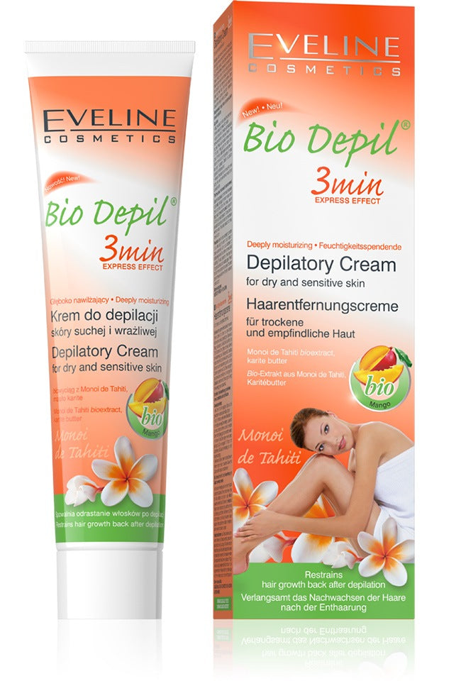 EVELINE Bio Depil depilatory cream - 125ml | ايفلين كريم ازالة الشعر - 125 مل