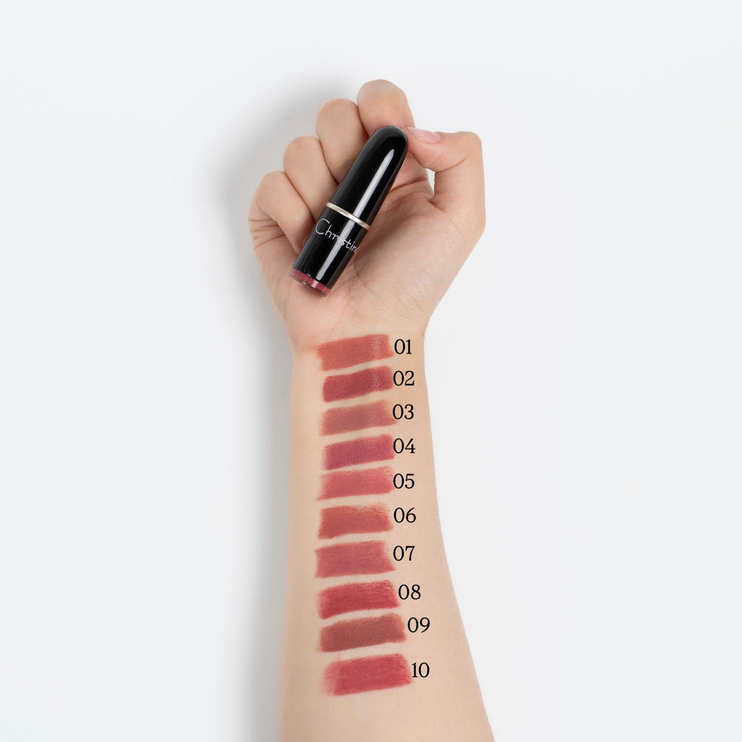 Christine Rouj Malke Vitamin E - 3.8g | كريستين احمر شفاه غني بالفيتامين اي - 3.8 غ