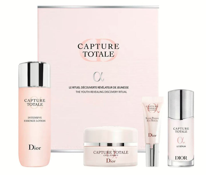 DIOR Capture Totale Youth-Revealing Discovery Ritual - 4 pieces |  ديور مجموعة العناية بالبشرة - 4 قطع