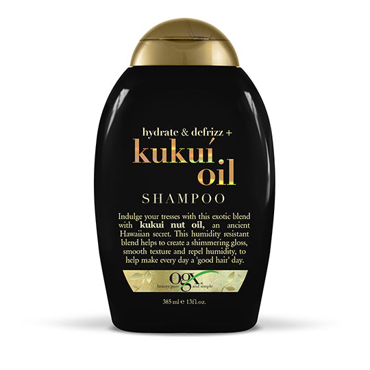 Hydrate & Defrizz + Kukui Oil Shampoo - 385ml | شامبو هايدريت آند ديفريز + زيت الكوكوي - 385 مل