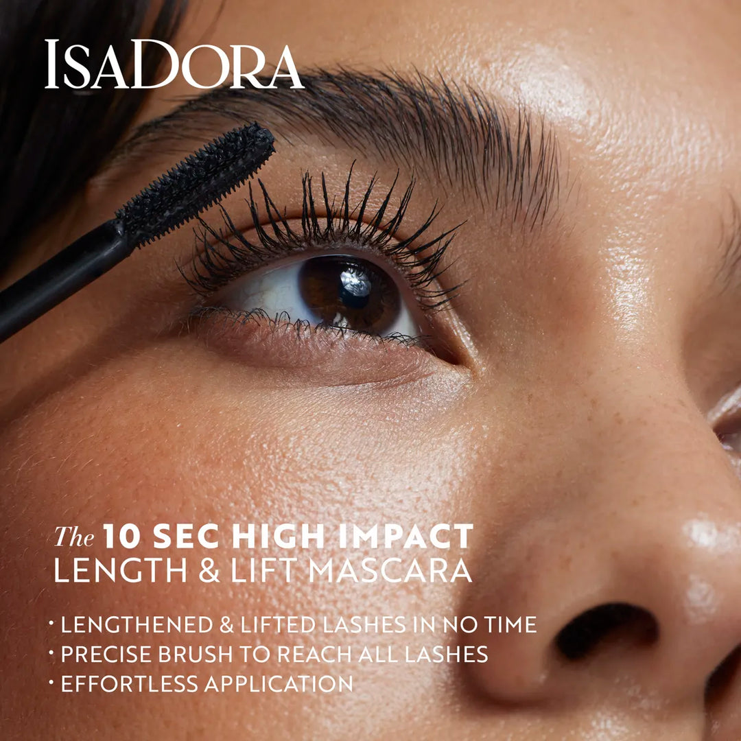 Isadora The 10 Sec High Impact Length & Lift Mascara - 9ml | إسادورا – ماسكارا ذا 10 سيك هاي إمباكت لنجث آند ليفت – 9 مل